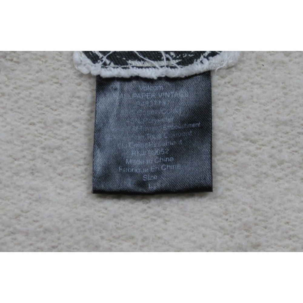 Y2K Volcom Zip Hoodie Women's (L) "Wallpaper Vintage" Grunge Skate 2000s - Picture 8 of 12